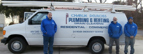Charlie Delross Plumbing team